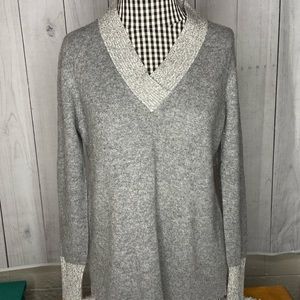 Cullen Gray Sweater 100% CASHMERE